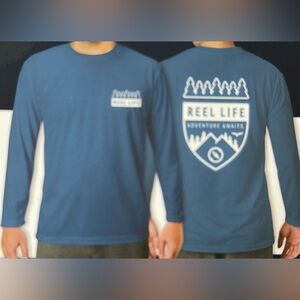 Reel Life Men’s Adventure Long Sleeve UV Tee Size XL
